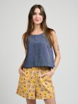 Neko Tank - Blue Chambray