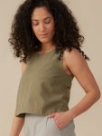 Neko Tank - Olive Chambray
